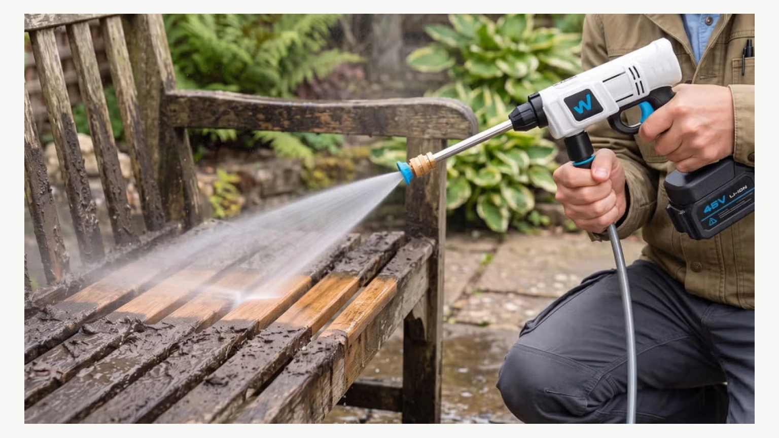 A Pressure Washer That Fits In One Hand—Pushes Up To 970 PSI
